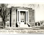 RPPC Haskell Contea Tribunale Casa Sublette Kansas Non Usato Cartolina T13 - £8.15 GBP