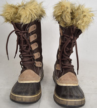 Sorel Joan of Arctic Tall Snow Boots Waterproof 7 Brown EUC Womens - £111.73 GBP