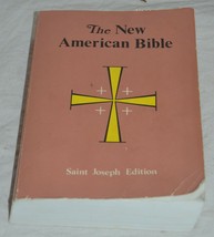 New American Bible 1992 The St. Joseph Edition Large Type Catholic - £14.93 GBP