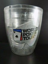 Vintage Tervis Tumbler World Poker Tour 12 Oz Double Walled Lifetime Guarantee - $9.89