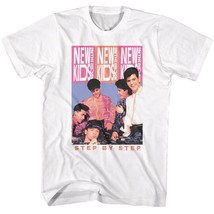 New Kids On The Block Step By Step  Men&#39;s T Shirt Boy Band 80s NKOTB Reu... - £23.10 GBP+