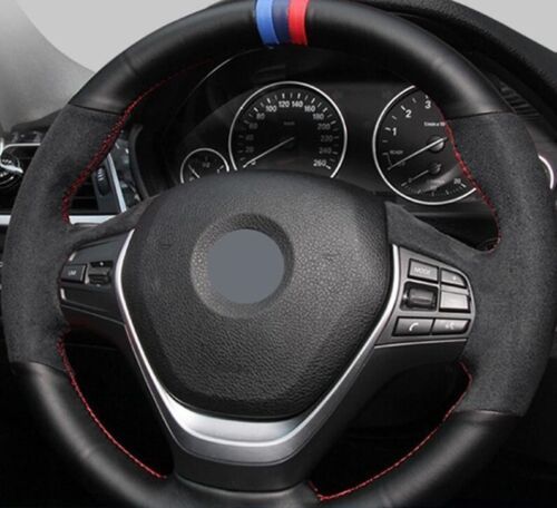 Steering Wheel Cover Genuine Suede for For BMW F20 F21 F22 F23 F30 F31 F34 - £29.79 GBP - £44.70 GBP