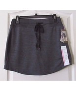 Z by Zohba Slub Studio  Skort Charcoal Spacedye Women&#39;s Sz S-XXL NWT MSR... - $26.82