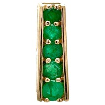 10k Yellow Gold Emerald Journey Pendant 1.6g - $92,591.15 MXN