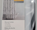 Style Selections Eva Peva Black &amp; White Woodlands 70&quot; X 72&quot; Shower Curtain - $11.00