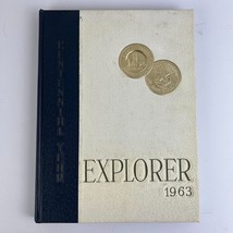 La Salle Explorer College Yearbook Philadelphia PA 1963 Centennial Year - £39.55 GBP
