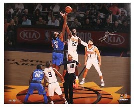 DEANDRE AYTON Autographed Phoenix Suns 16&quot;x20&quot; &quot;Tip Off&quot; Photograph GDL ... - £211.04 GBP