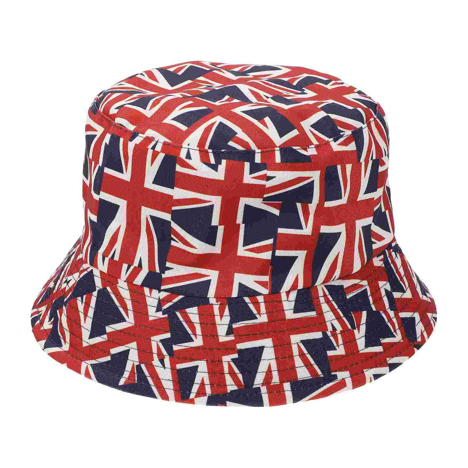 British Union Jack Hat Britain Flags Bucket Hat Fisherman Hat UK Flag Patriotic - £11.15 GBP