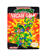 TMTN II NES Box Retro Video Game By Nintendo Fleece Blanket - $61.88 CAD+