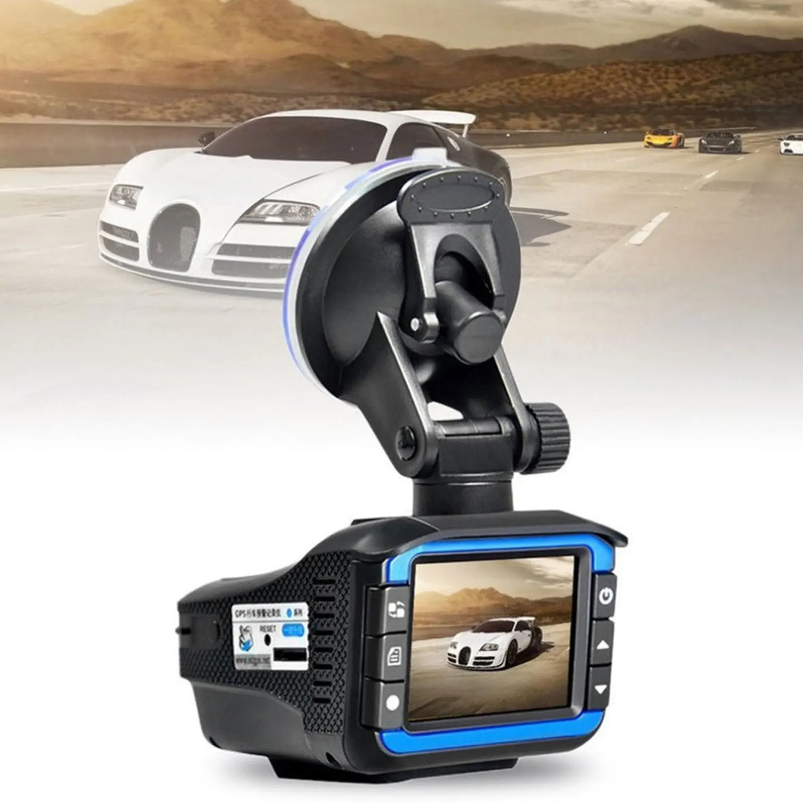Timelytrust Car DVR Camera Radar Detector Dash Camera Video Recorder Tachograph - £51.59 GBP