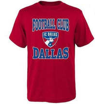 MLS Boys Soccer Dallas Football Club Team T-Shirt , Youth Large - £11.00 GBP