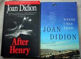 Lot 2 Joan Didion Tp After Henry~Where I Was From Family History Publishing - £9.92 GBP