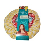 THE PIONEER WOMAN Set of 3 Gingam Yellow Red Aqua Floral Reusable Bowl C... - £14.76 GBP