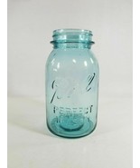 BALL PERFECT MASON JAR No Lid #0 Quart Aqua Blue Vintage - £13.83 GBP