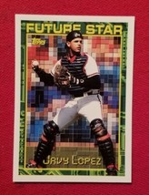 1994 Topps Javy Lopez Rookie Rc #194 Atlanta Braves Free Shipping - £1.40 GBP