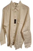 Haupt Classic White Long Sleeve Button-Down Shirt - Large - £100.71 GBP