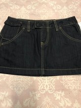 HIDOC 1966 Women&#39;s Skirt Denim Dark Wash Mini Skirt Size Junior Med NWOT - $12.38