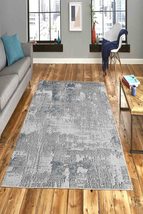 LaModaHome Area Rug Non-Slip - Blue Vintage Soft Machine Washable Bedroom Rugs I - £23.13 GBP+