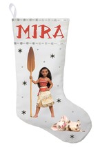 Moana Christmas Stocking - Personalized and Hand Princess Moana Stocking - £26.37 GBP