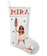 Moana Christmas Stocking - Personalized and Hand Princess Moana Stocking - £25.89 GBP