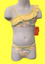 Wonder Nation Infant Toddler Girls 2PC Bikini Swimming Suit Size 2T Yell... - $12.73