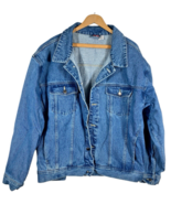 Marlboro Jean Jacket Size XL Mens Denim Trucker Cowboy Western Wear Vint... - $81.36 CAD