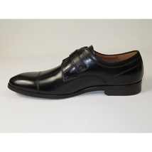 Men's Shoes Steve Madden Soft Leather upper Buckle Strap Covet Black image 5