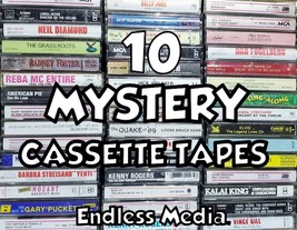 10 Random Mystery Cassette Tape Album EP LP Bundle Lot Box Grab Bag - £14.35 GBP