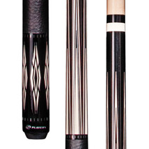 Players E2305 Black &amp; Ivory Cue with Leatherette Wrap! Free Shipping!!! - £124.45 GBP