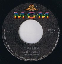 Sam Sham &amp; Pharaohs Wooly Bully 45 rpm Ain&#39;s Gonna Move Canadian Pressing - £3.86 GBP