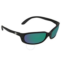 Costa Del Mar BR 11 OGMGLP Brine Sunglasses Matte Black Green Mirror 580... - $136.99