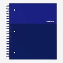 Hamelin 150 Pages 8.5inx11in Spiral Bound Ruled Notebook - Electric Blue - $7.64
