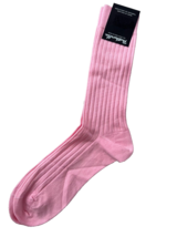 Pantherella Cotton Blend Rib Socks Pink ( M ) - £30.53 GBP