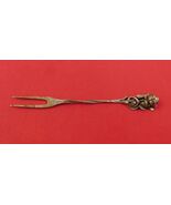 German Sterling Silver Pickle Fork 2-Tine with Rose Handle 4 7/8&quot; - $98.15 CAD