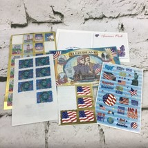 Mini Ellis Island Puzzle Notepads Stickers Assorted Mixed Lot USA Americ... - $9.89