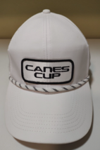 Canes Cup White Snap back adjustable hat - £15.16 GBP