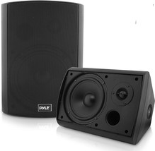 Pyle Pair of Wall Mount Waterproof &amp; Bluetooth 6.5&#39;&#39; Indoor/Outdoor Speaker - £141.47 GBP