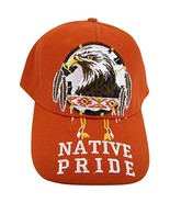 Native Pride Eagle Men&#39;s Adjustable Baseball Cap (Red) - £11.82 GBP