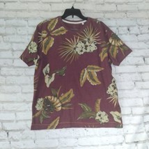 Desert Dunes Mens Shirt XL Floral Short Sleeve T Shirt Crew Neck Hawaii ... - £15.72 GBP