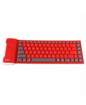Color: RED - Type Out Of A Box With Flexible Silicone Bluetooth Keyboard - $63.42