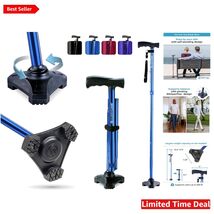 Ergonomic Foldable Walking Cane with T-Handle for Enhanced Mobility Support - $86.08