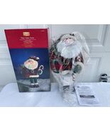 New!! Vintage Holiday Living Fiber Optic Santa 18&quot; Color Changing - $89.09