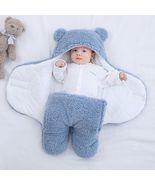 Ultra-Soft Fluffy Fleece Blanket Nursery Swaddle Wrap Baby Cocoon - Flee... - £23.70 GBP+