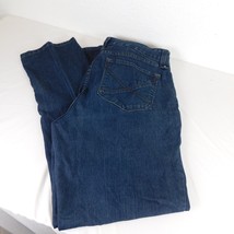 NYDJ Not Your Daughters Jeans Women Dark Wash Blue Denim Pants Straight ... - $14.52