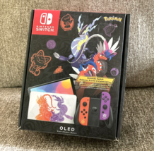 Nintendo OLED Switch Console Pokémon Scarlet &amp; Violet Limited Edition + ... - £383.34 GBP