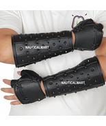 Medieval Viking Knight Faux Leather Arm Guards with Adjustable Straps &amp; ... - $1,821.86 MXN