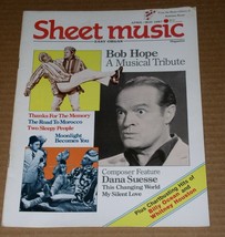 Bob Hope Sheet Music Magazine Vintage 1987 - $24.99
