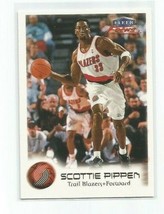Scottie Pippen (Portland Trail Blazers) 1999-2000 Fleer Focus Card #25 - £3.94 GBP