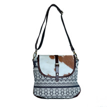 Challenger Women Canvas Handwoven Brown Leather Handbag Tote Purse 17RT2108 - $920.59 MXN