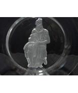 Danbury Mint Lead Crystal Michelangelo&#39;s  MOSES Collector&#39;s Plate  - $11.99
